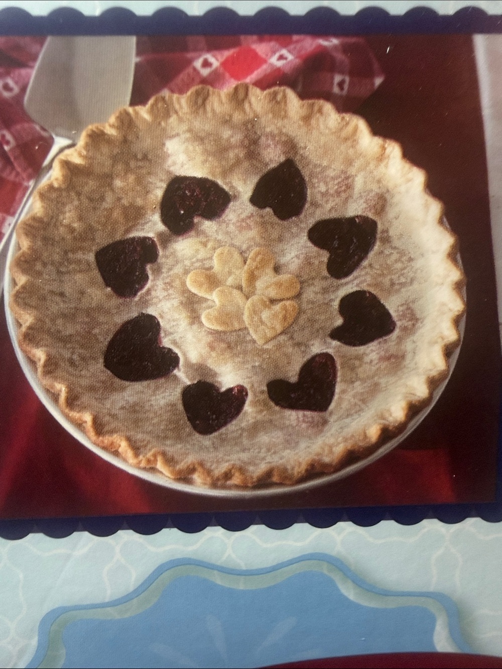 Nordic Ware Lattice and Hearts 12" Reversible Pie Top Cutter